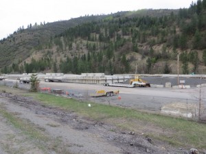 Barriers for the I-90 Mullan Ave to Montana State Line Project.